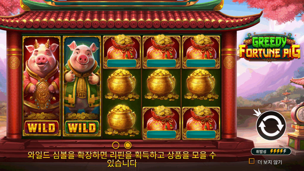 그리디 포춘 피그 게임이미지