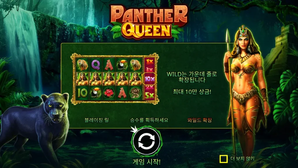 팬더퀸(Panther Queen) 시작 화면